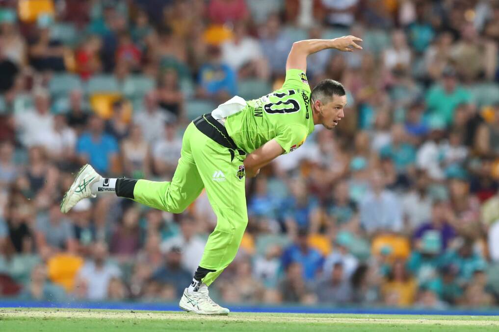 BACK IN BLUE: Yeoval's Chris Tremain will line up for New South Wales on Friday. Picture: GETTY IMAGES VIA CRICKET NSW