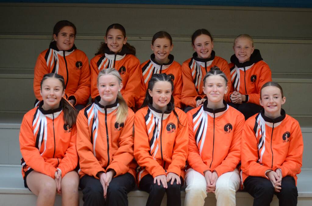 Orange teams at the 2023 NSW Netball Junior State Titles in Camden.