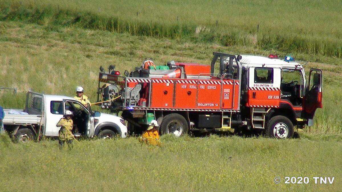 Lightning strike causes power outage in South Bathurst and grass fire along College Road. File picture by Top Notch Video 