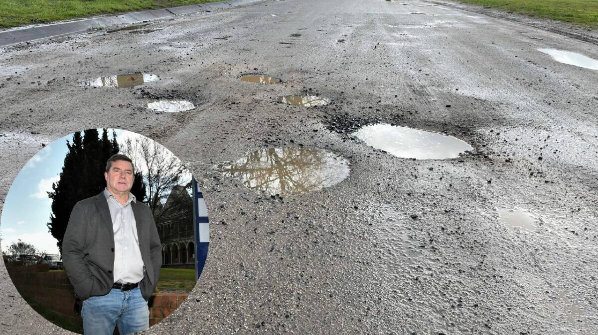 Continued wet weather sees regional roads worsening as more potholes appear. 
