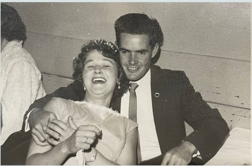 Barry Baillie and his wife Shirley in their younger days. Picture supplied