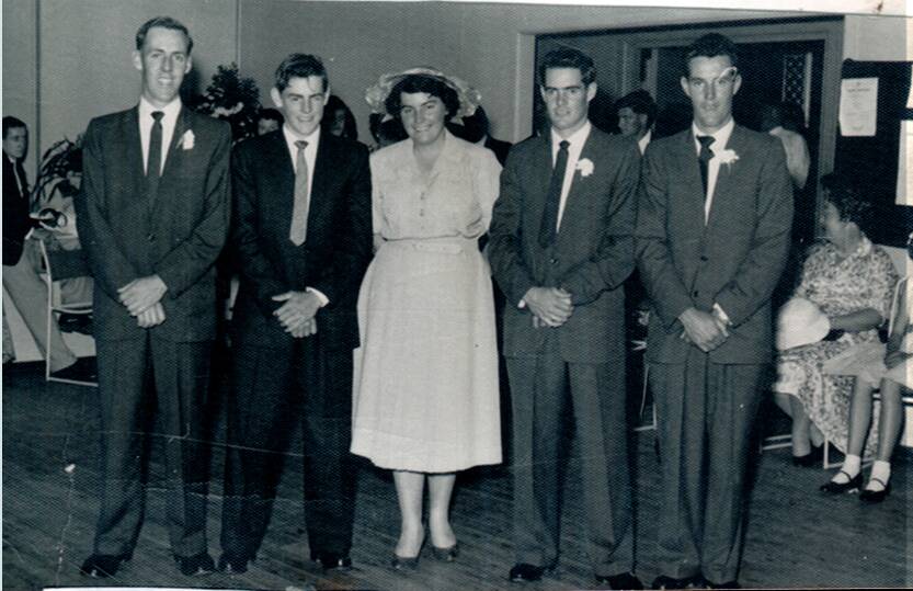 Siblings Robert, Maurice, Gladys, Barry and Ted Ballie. Picture supplied