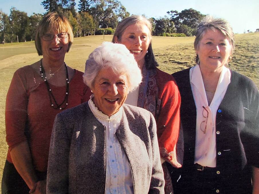Sally Woods with her daughters Jenny, Julia and Tina. Picture supplied