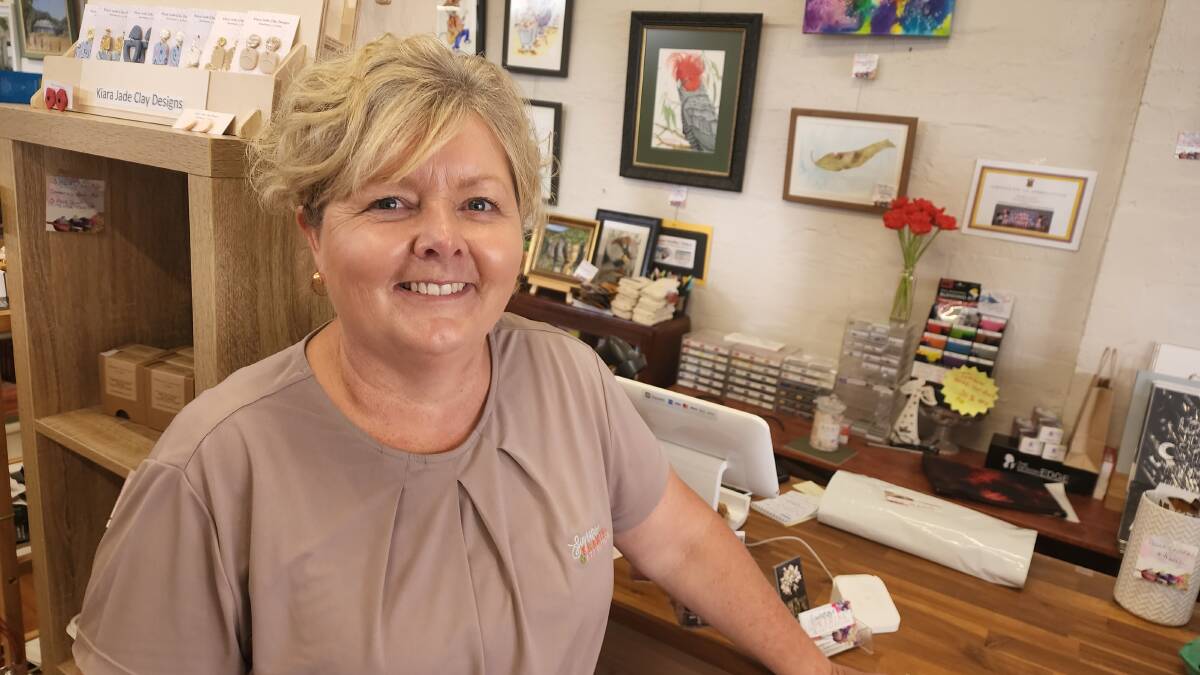Cheryl Millmore, owner of Portland's Signature Framing, is supportive of the redevelopment. Picture by Reidun Berntsen. 