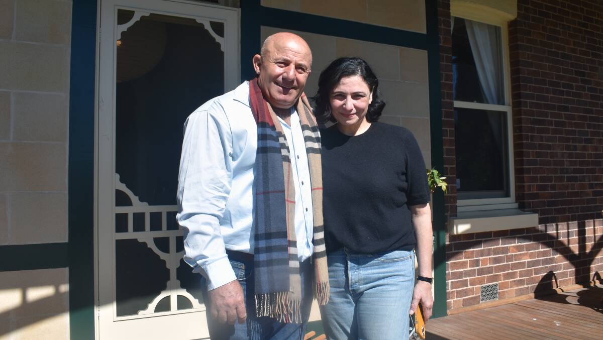 Proud owners George and Antoinette Sarkis. Photo: Peter Bowditch