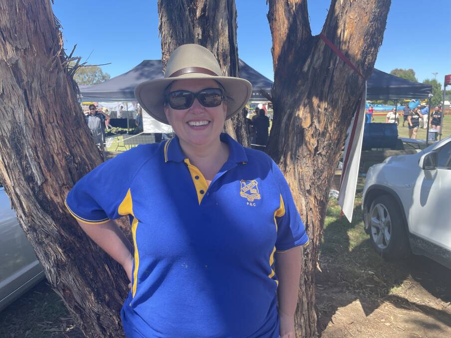 President of the Eglinton Public School P&C Kirsten Owen was thrilled with the turnout at the Eglinton Country Fair. Picture by Alise McIntosh