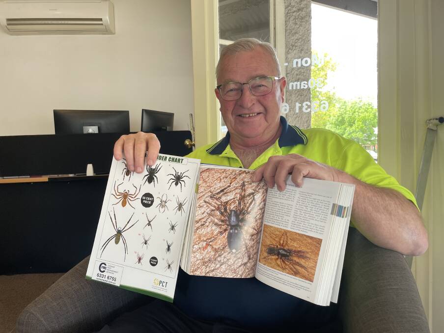 Mick Canham from Canham Pest Management Services has all the knowledge you need to keep an eight-legged epidemic at bay. Picture by Alise McIntosh