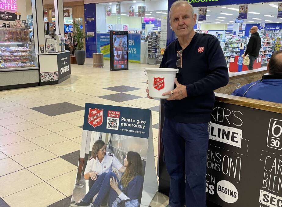 Stephen Barrott from the Salvation Army will be in the Armada Shopping Centre collecting money for this year's Red Shield Appeal. Picture by Alise McIntosh