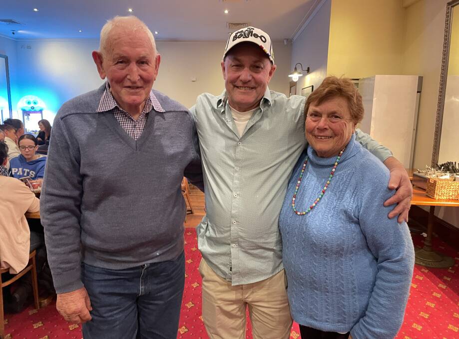 Peter Asimus was proud to be celebrating his 50th alongside his parents Garry and Shirley Asimus. Picture by Alise McIntosh