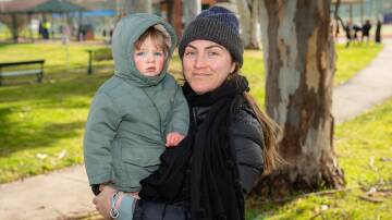 Luna and Natalia Hunter attended the Bathurst Miniature Railway on July 21, 2024. Picture by James Arrow