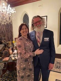Vanessa Dale and Peter Godkin at the Bathurst Barristers' Chambers event. Picture supplied