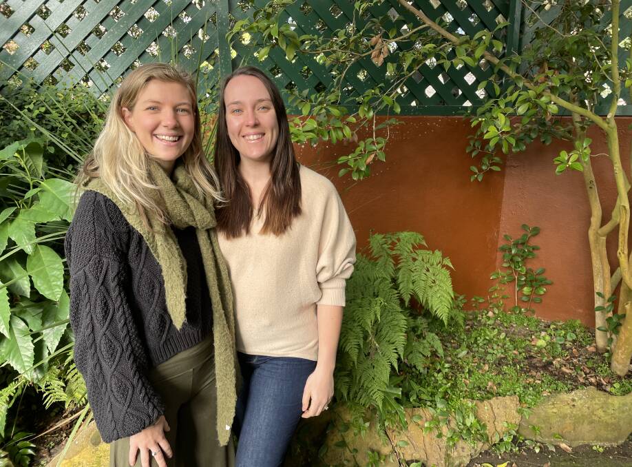 Co-hosts of the Aurora Wilderness Camp Rose Leslie and Jaime Farrell are looking forward to spending the weekend surrounded by women in nature. Picture by Alise McIntosh