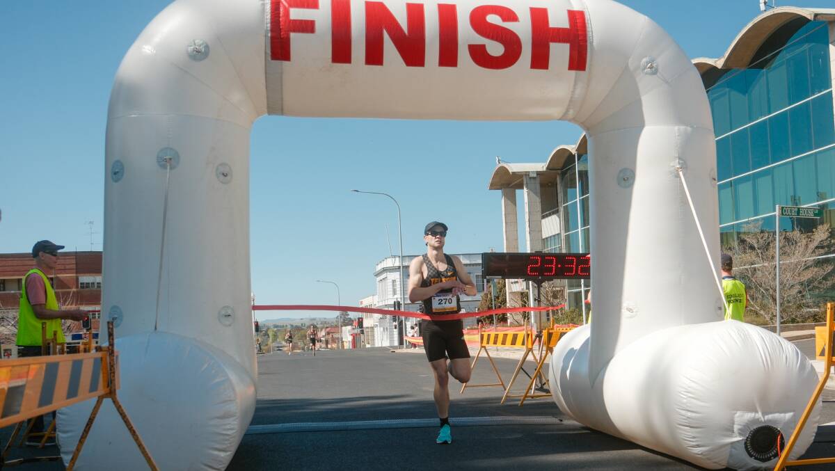 Harry McGill was the winner of the 2023 Bathurst Edgell Jog. Picture by James Arrow