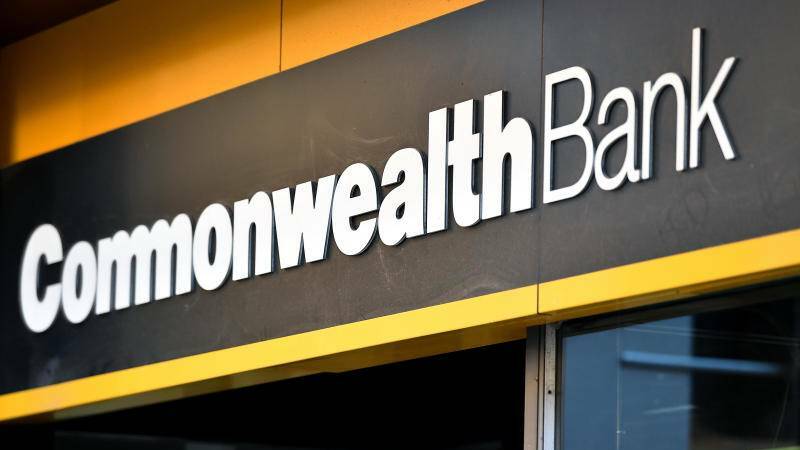 Commonwealth Bank sign. Picture file image. 