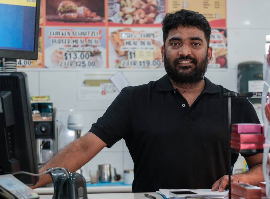 Metrol Petroleum Perthville's Suman Kumar Biradar. The service station will host a fundraiser barbecue on Australia Day. Picture by James Arrow.