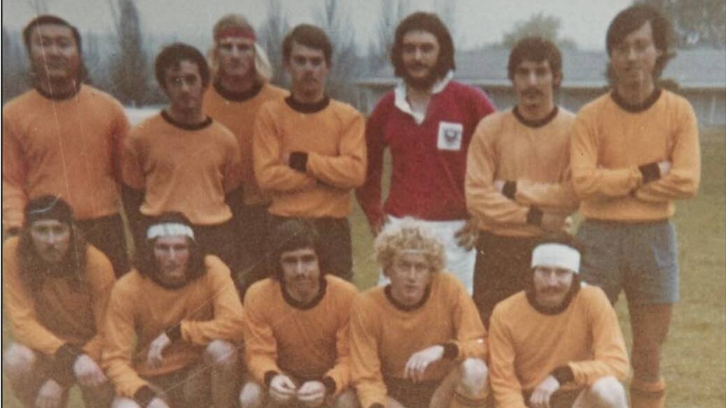 The CSU FC team that won the 1971 Bathurst District Football men's first grade title, the club's first title. Picture supplied