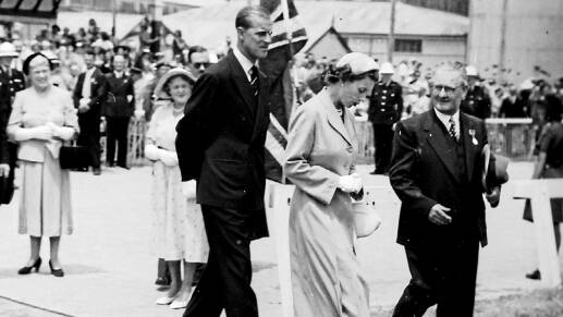 Queen Elizabeth during her visit to Bathurst in 1954. Pictured from Western Advocate archives