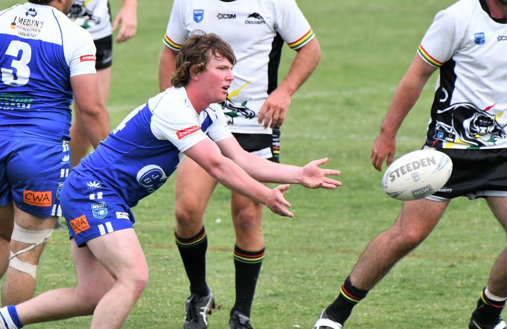Jack O'Neill, pictured at the Bathurst Panthers Knockout, played at hooker for St Pat's in its most recent match against Orange Orangutans. Picture by Chris Seabrook. 