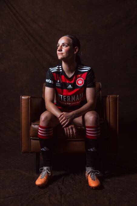 Cushla Rue at a the Wanderers pre-season photo shootout. Picture by Patrick McFadden/Western Sydney Wanderers