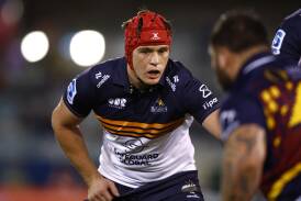 Tom Hooper is staying with the Brumbies after signing a new deal. Picture by Keegan Carroll