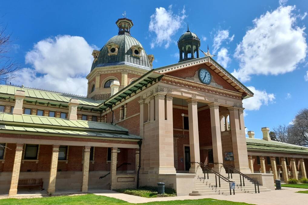 The Bathurst Courthouse building on a sunny spring day in September of 2022. File picture