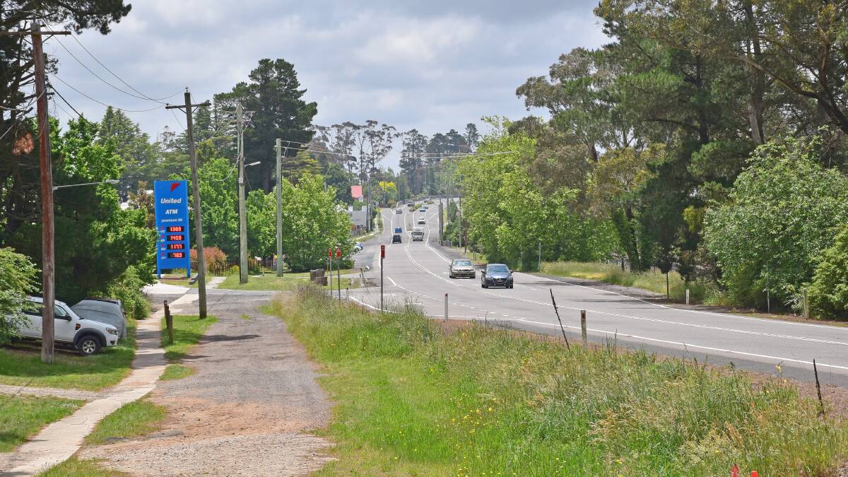 BEFORE: The highway at Medlow Bath as it is now.