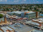 An artist's impression of the proposed Bathurst Integrated Medical Centre (BIMC) facing Howick Street.