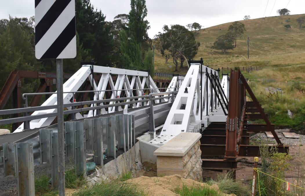 The new version of the heritage-listed bridge over the Coxs River between Lithgow and Oberon. Picture by Peter Bowditch.