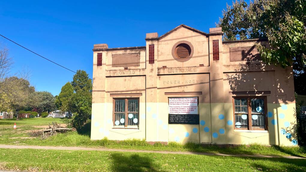 Molong's old gasworks site. Picture by Emily Gobourg.