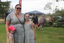 Georgina, Amber and Amelia Taylor at the Riverside Markets earlier this year. Picture by Phil Blatch