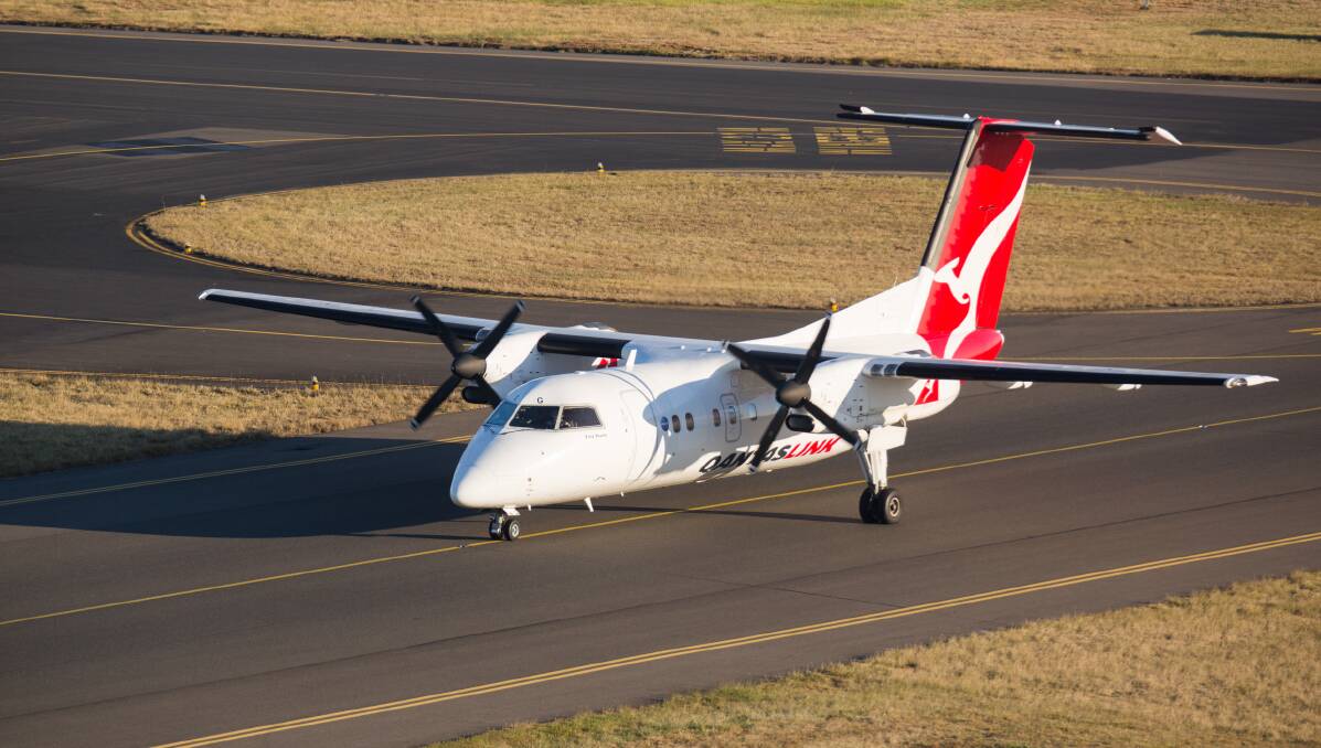 COMING: Qantas will be flying Q300 (pictured) and Q200 aircraft to Orange from May. Photo: Supplied, Qantas