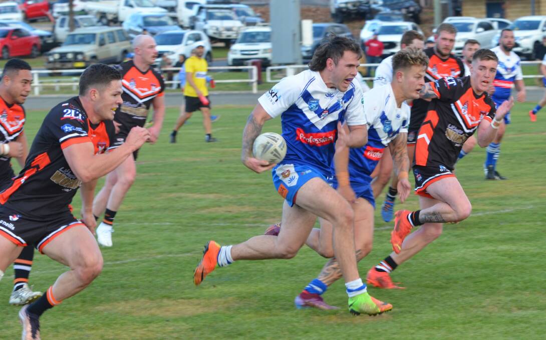 The Saints laid on nine tries to defeat Lithgow on Saturday afternoon. Pictures by Anya Whitelaw