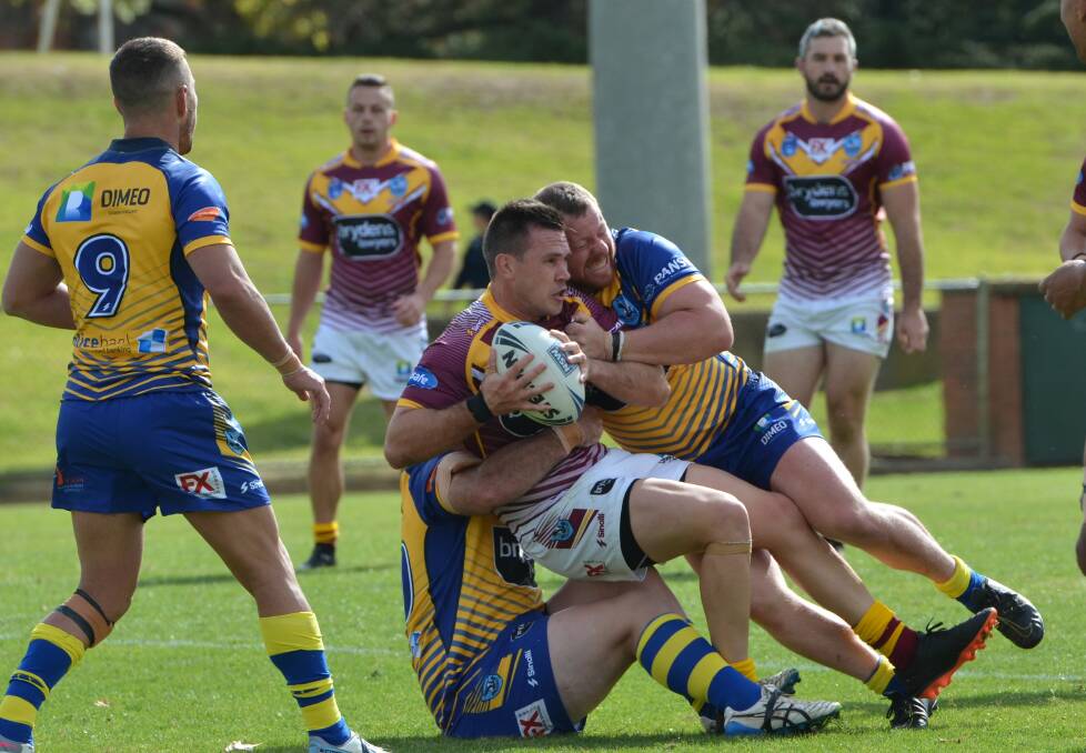 The NSW Country down City 36-22 in their NSW Police Rugby League origin match at Carrington Park. Pictures by Anya Whitelaw