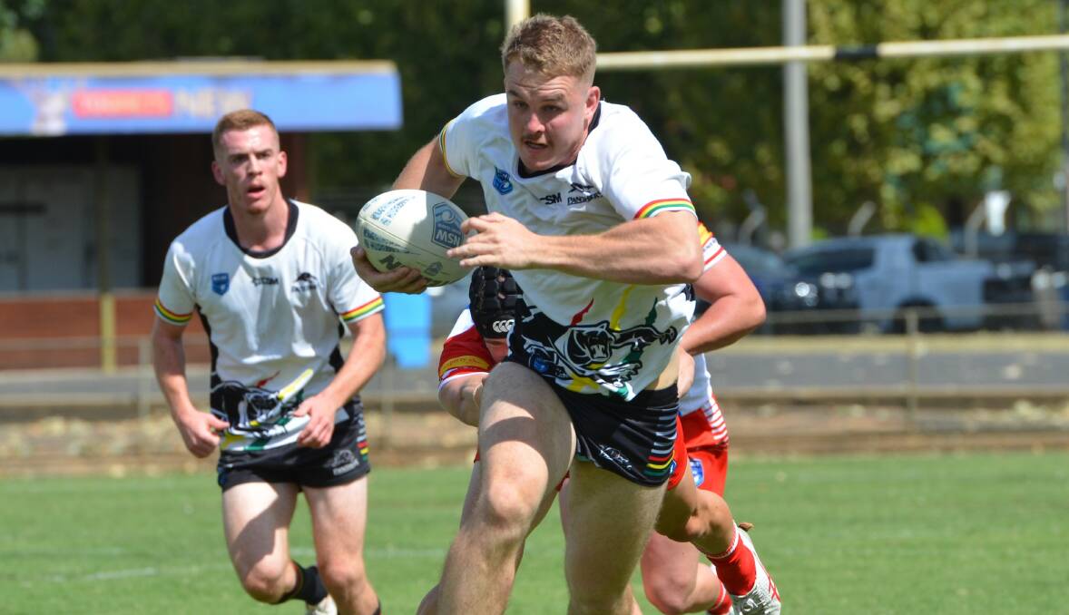 Zac Hunt, who has joined Bathurst Panthers from CSU, has shown good pre-season form for his new club. Picture by Anya Whitelaw