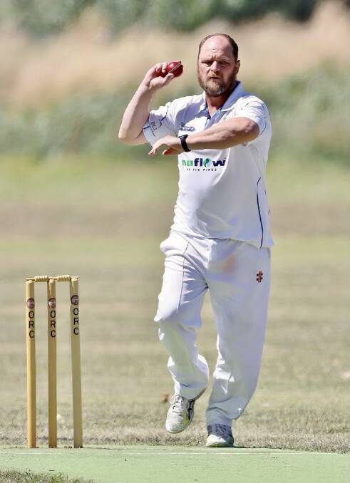 Scott Traves took a remarkable 5-4 off 7.2 overs on the weekend to help St Pat's Old Boys White into the Presidents Cup grand final. Picture supplied