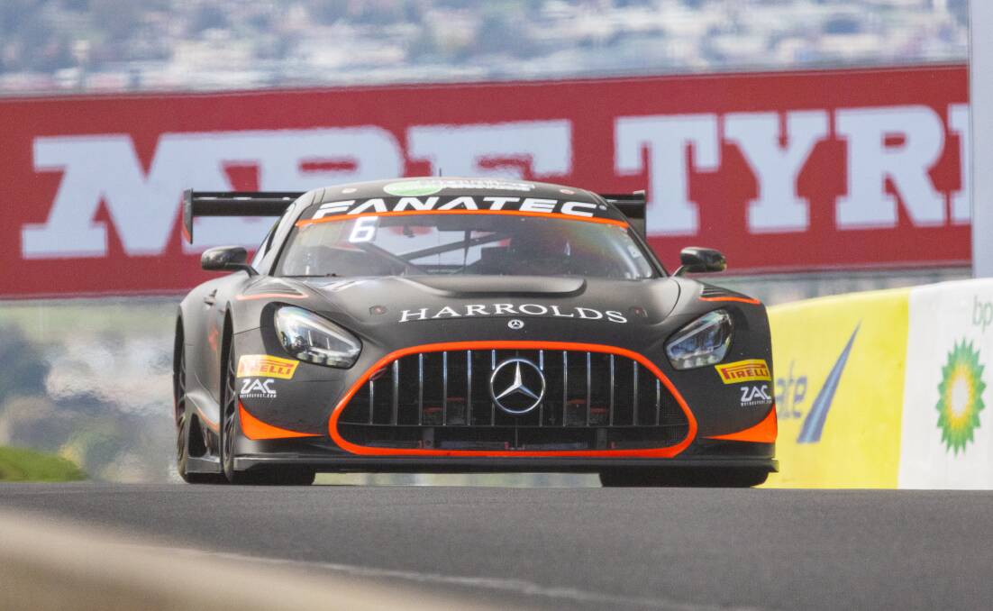 Third generation Sam Brabham is taking on Mount Panorama this weekend in the Volante Rosso Motorsport Mercedes-AMG GT3. Picture supplied
