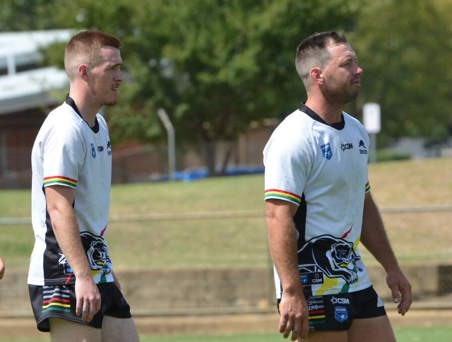 Nick Tilburg and Doug Hewitt are a new combination in the halves, but have already steered Panthers to pre-season knockout glory. Picture by Anya Whitelaw