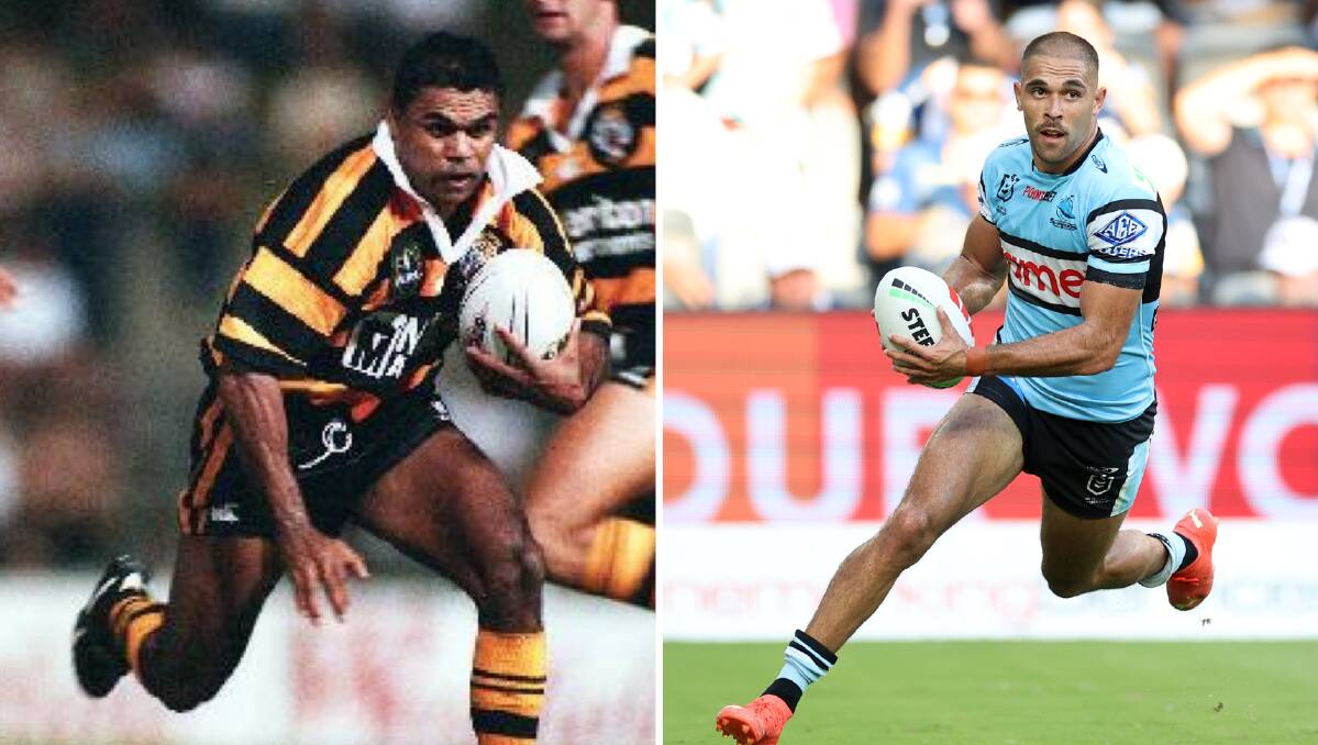 William 'Bubba' Kennedy made 61 appearances for Balmain while his son William Kennedy has played 68 games for the Sharks and just signed a two-year contract extension.