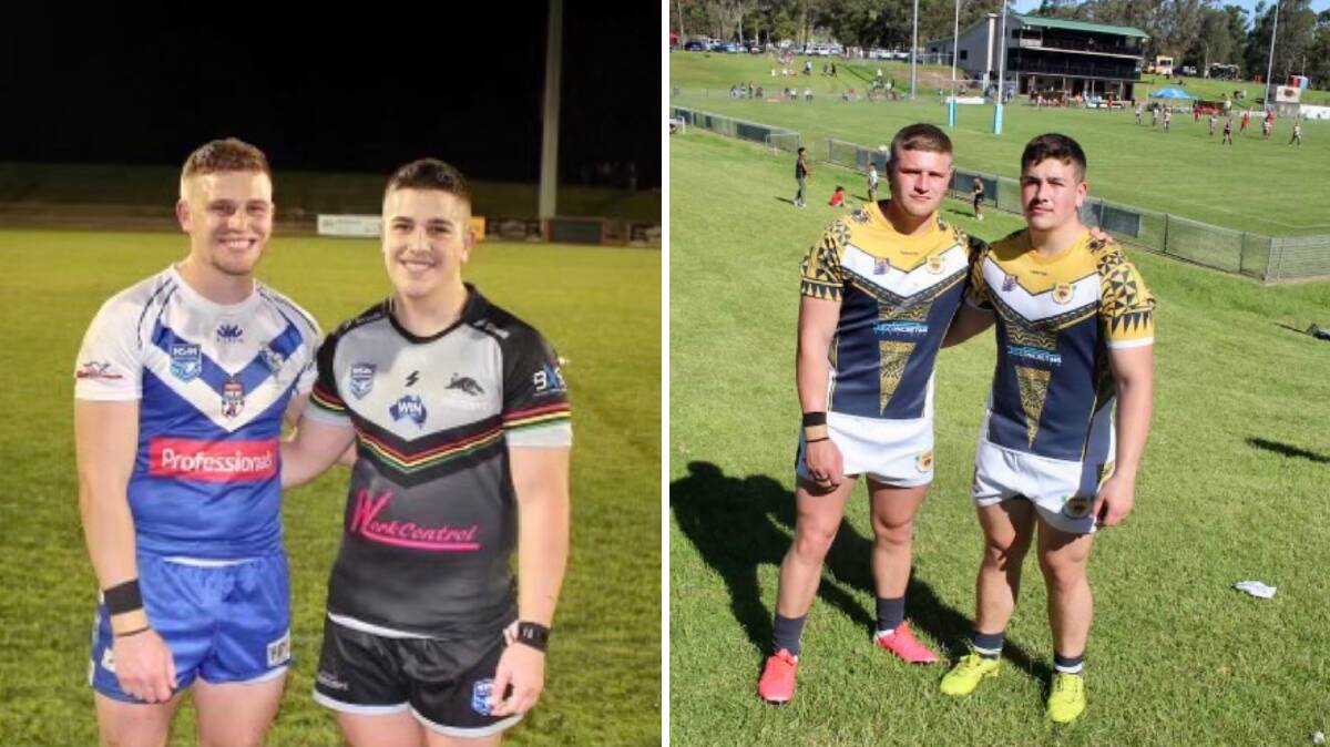 Siakisoni brothers Tye and Jia were local rivals and Niue team-mates last year, but in 2023 they'll both be Bathurst Panthers. Picture supplied