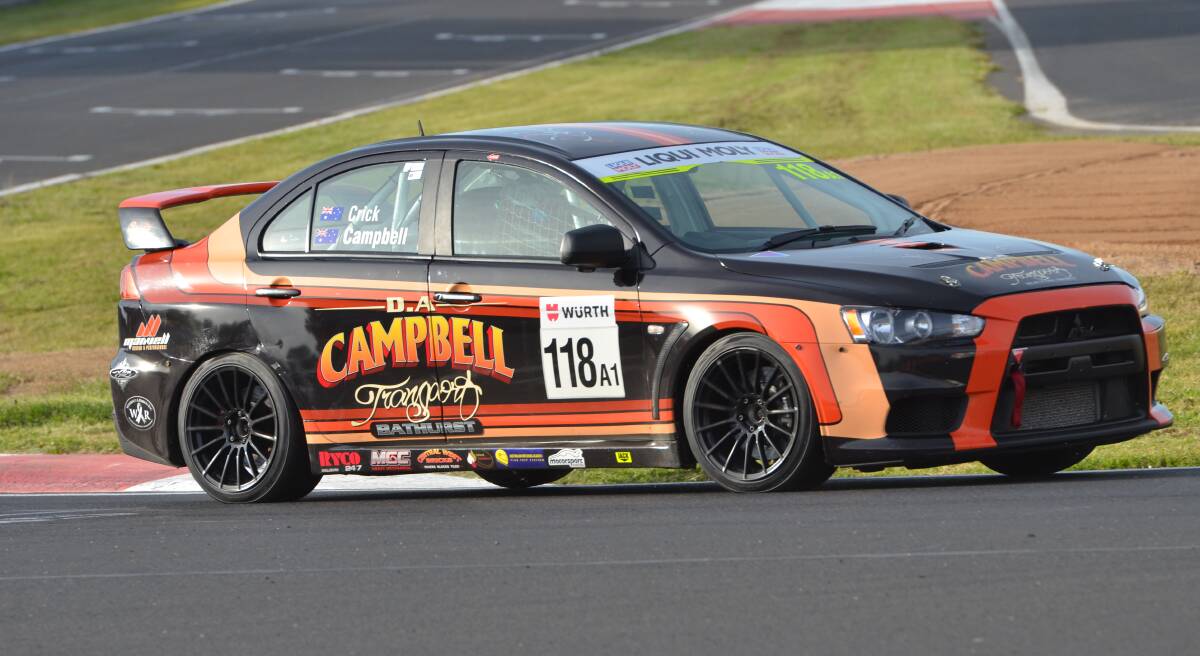 Dean Campbell made his Mount Panorama racing debut in last year's Bathurst 6 Hour. It's an enduro race he'll tackle again this Sunday. Picture by Anya Whitelaw