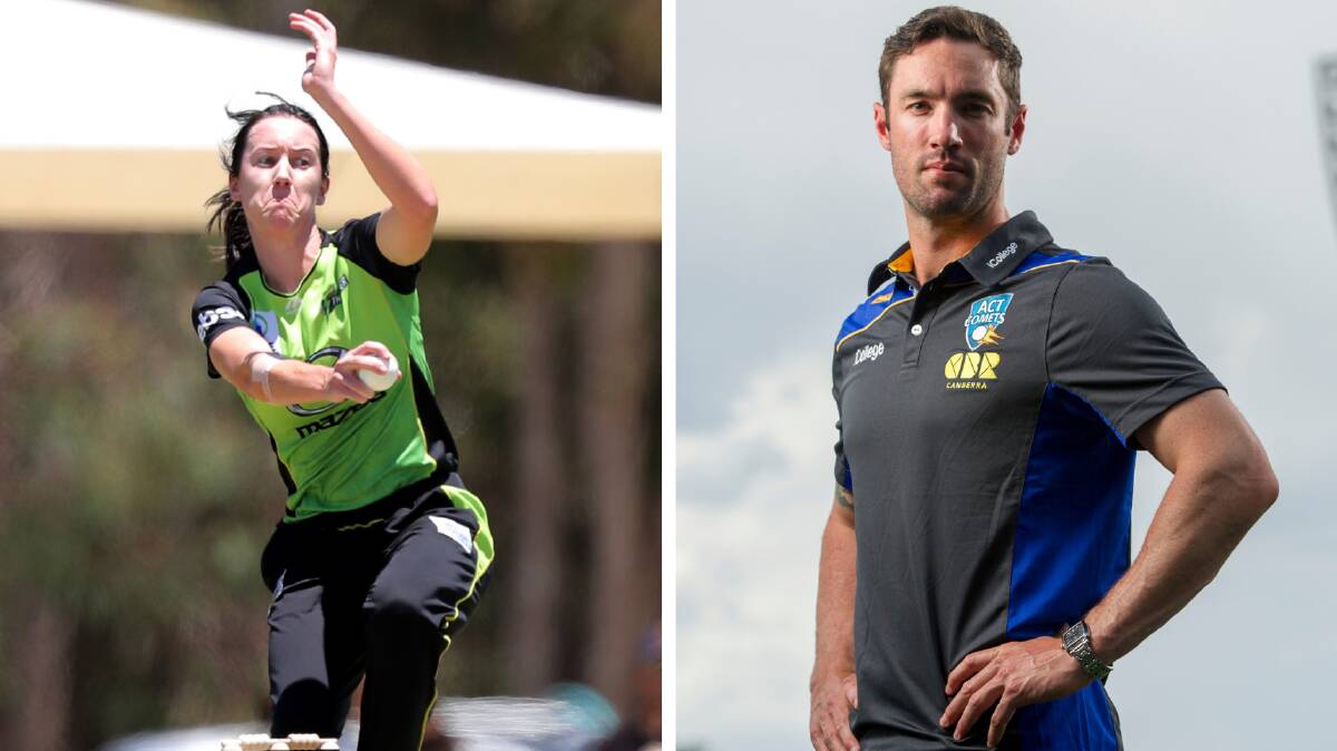 ELITE EXPERIENCE: Bathurst duo Lisa Griffith and Jono Dean attended Cricket Australia's High-Performance Coaching program.