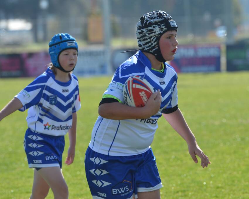 St Pat's White took on the Mudgee Dragons under 10s in Group 10 Junior Rugby League. Pictures by Anya Whitelaw