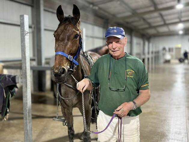 Arthur Clancy, who will turn 80 on Christmas Day, has been involved with harness racing for over 50 years. Picture by Bathurst Harness Racing Club