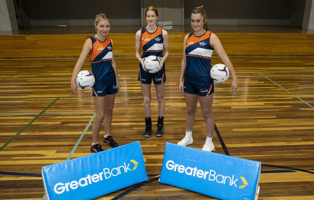 Bathurst trio Ella Kilby, Mila Nelson and Samantha Hanrahan have all been selected in the 2023 Western Region Academy of Sport's netball squad. Picture supplied