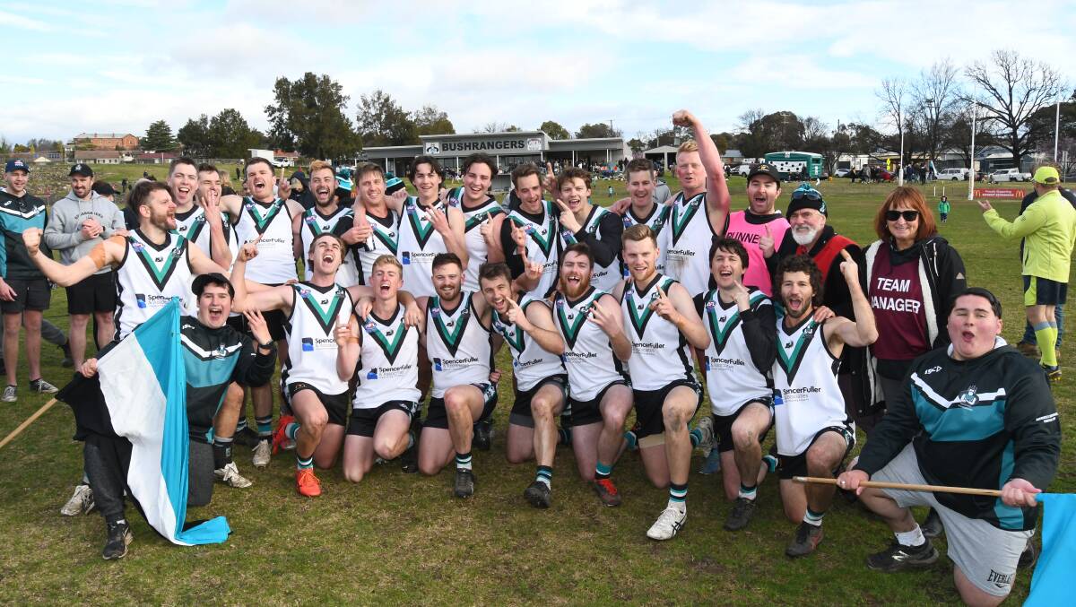 The Bathurst Bushrangers made it a perfect men's tier one AFL Central West campaign by winning Saturday's grand final. Picture by Chris Seabrook