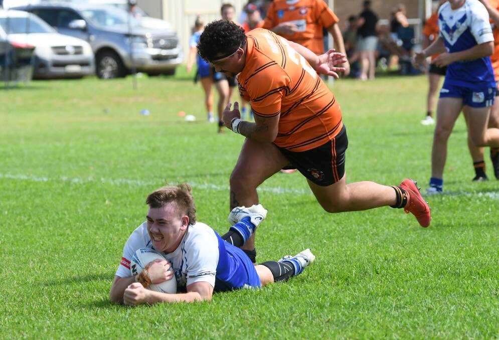 Cooper Earsman, pictured scoring in this year's under 21s grand final, has been enjoying his role coming off the bench in first grade. Picture by Renee Powell