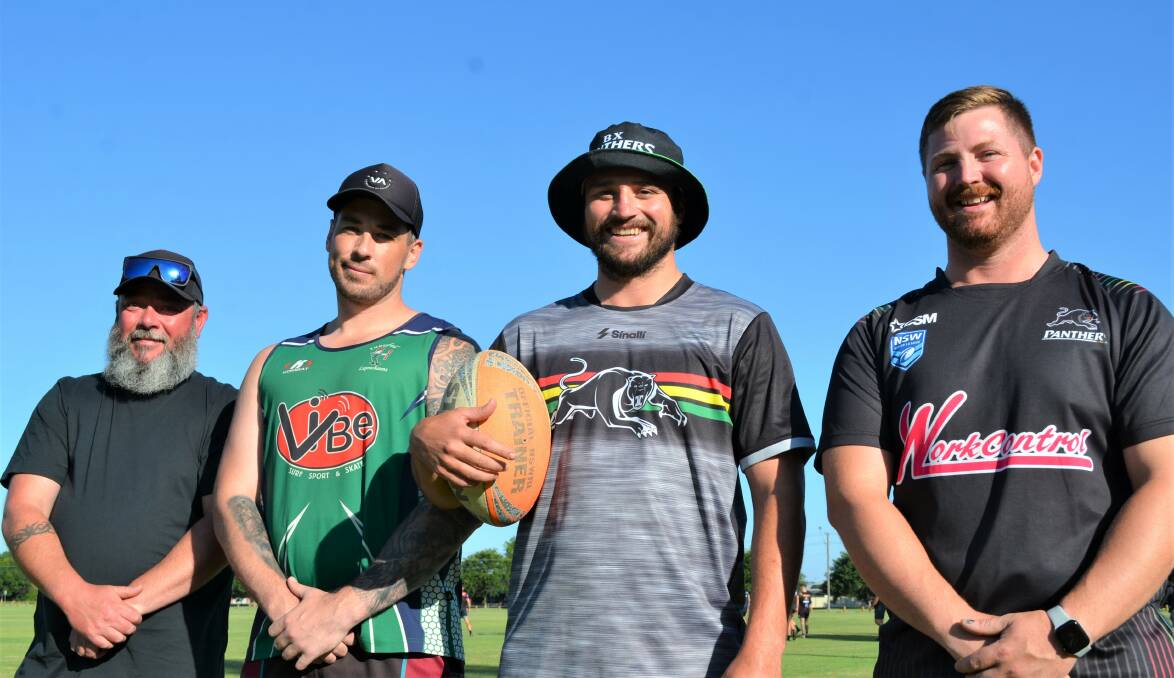 Bathurst Panthers has revealed its coaching staff for season 2023 with, from left, Troy Meath (under 18s), Michael Wicks (reserves), Jake Betts (first grade) and Tyson Chapple (reserve grade) on board.
