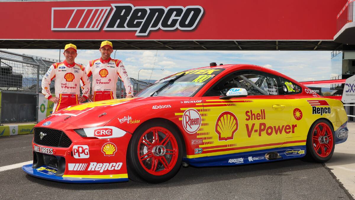 Tony D'Alberto and Anton De Pasquale have teamed up for the Bathurst 1000 once again this year. They'll race the #100 Mustang.