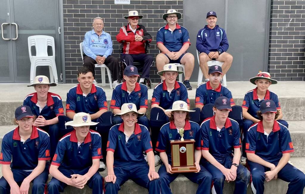 The Western Zone under 16s beat St George by five wickets to win this season's edition of the Brian Booth Cup. Picture supplied