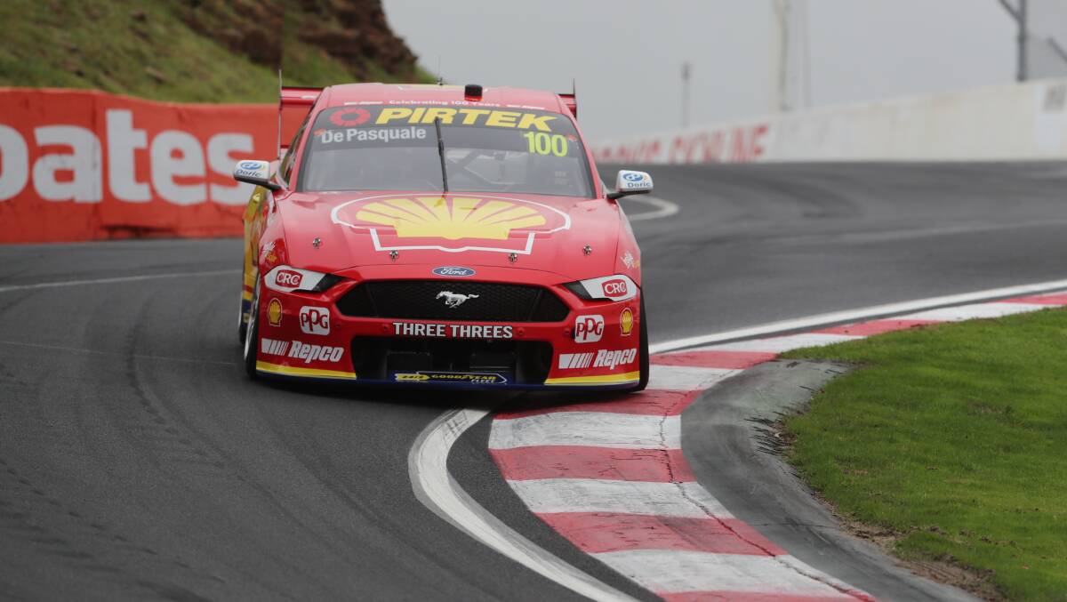 Anton De Pasquale in action during the first practice session of this year's Bathurst 1000. Picture by Phil Blatch
